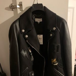 Coach leather jacket